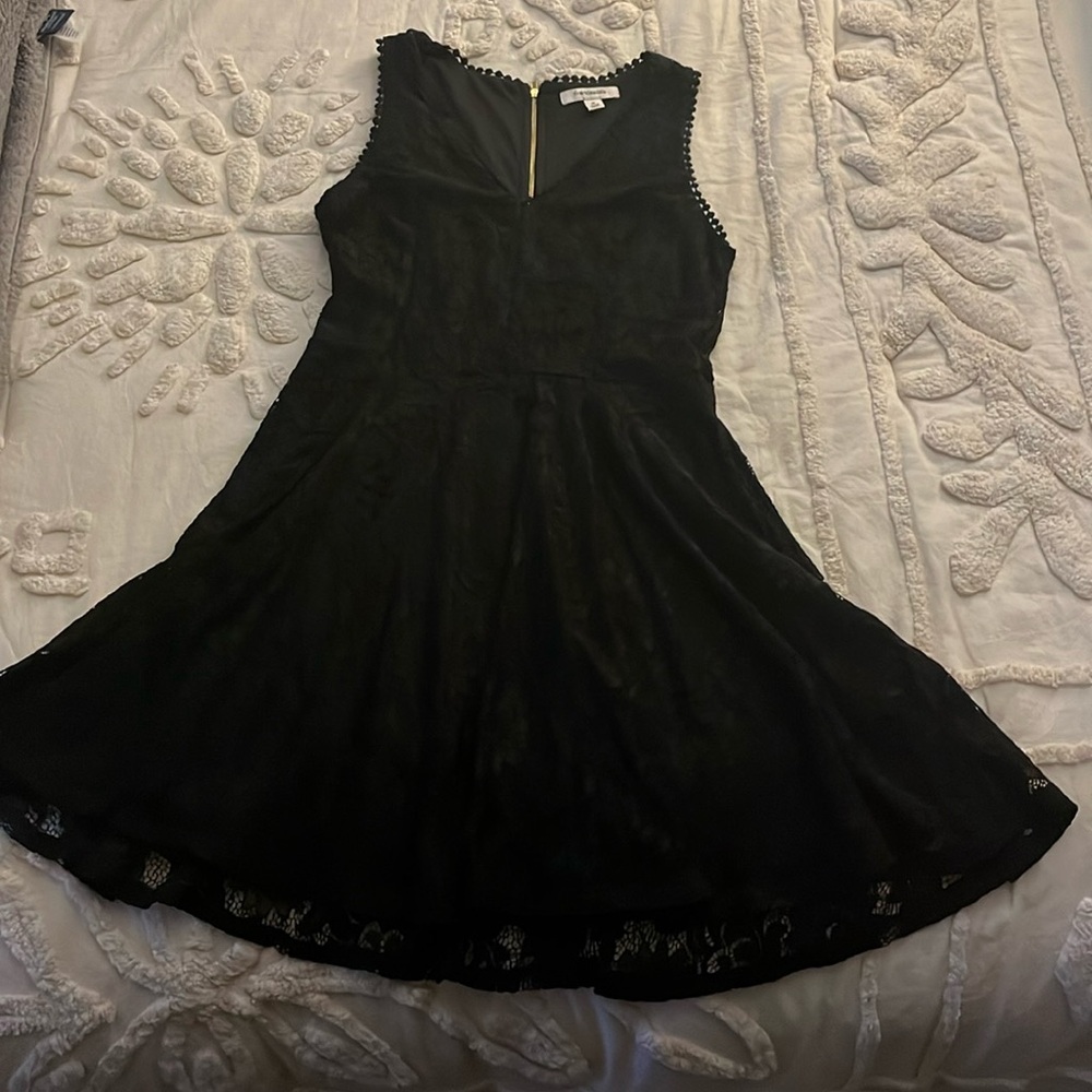 Francescas black lace dress